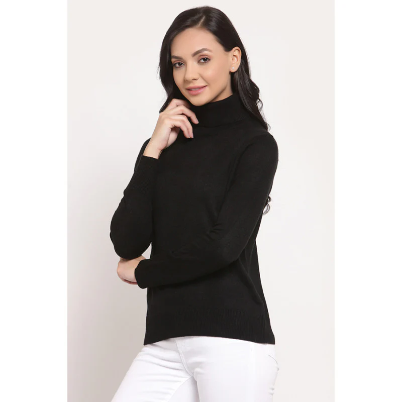 Women's Black Sweater - Image 3