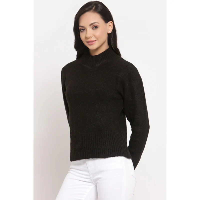 Women's Black Sweater - Image 3