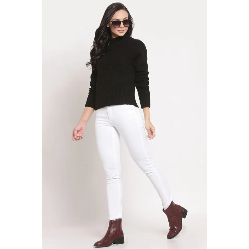 Women's Black Sweater - Image 4