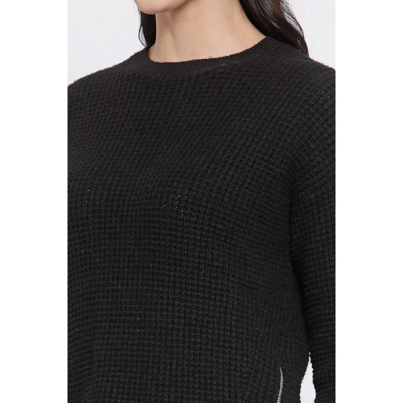 Women's Black Sweater - Image 5