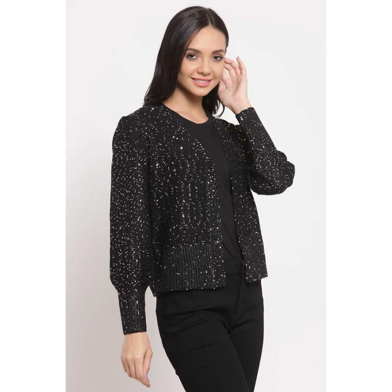Women's Black Sweater - Image 2