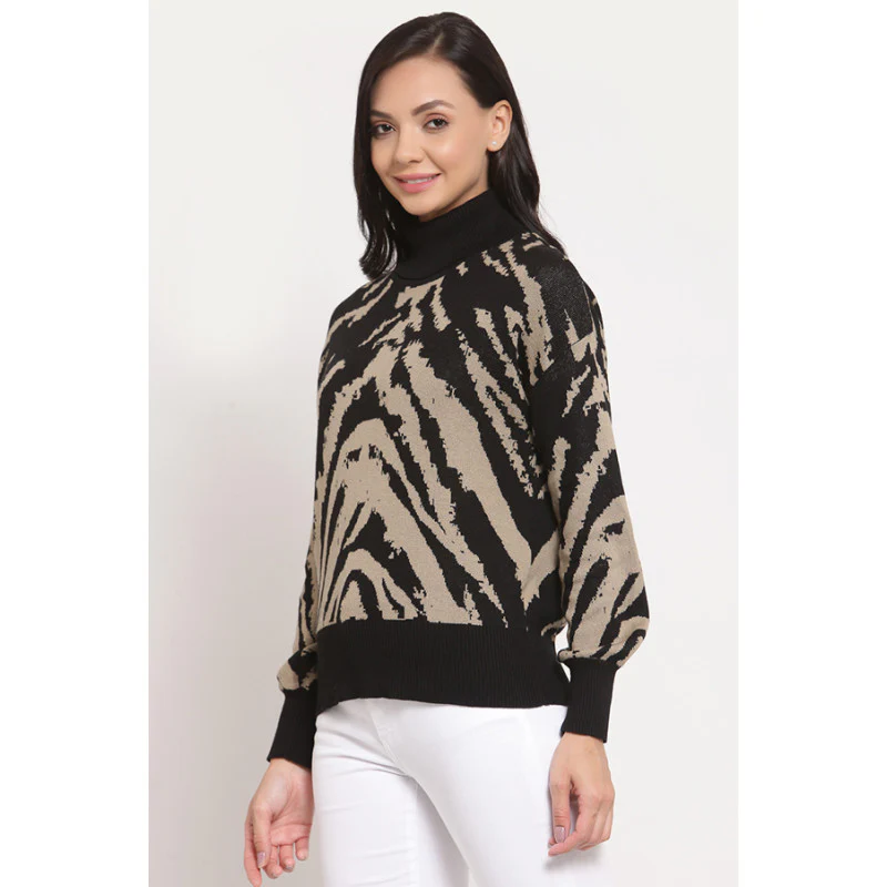 Women's Black Sweater - Image 3