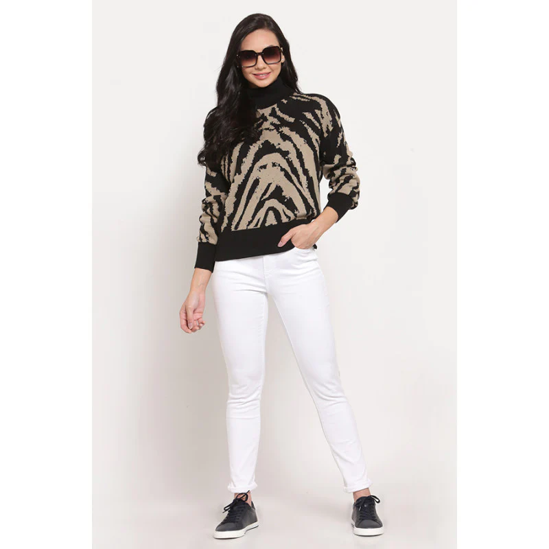 Women's Black Sweater - Image 4