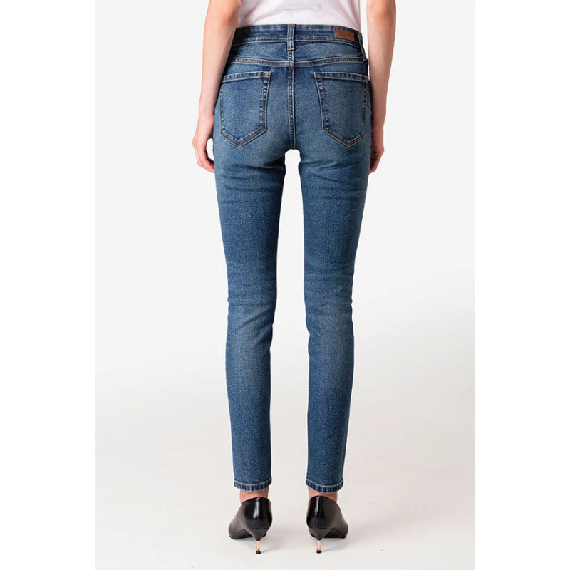 Women's Blue Denim Jeans - Image 4