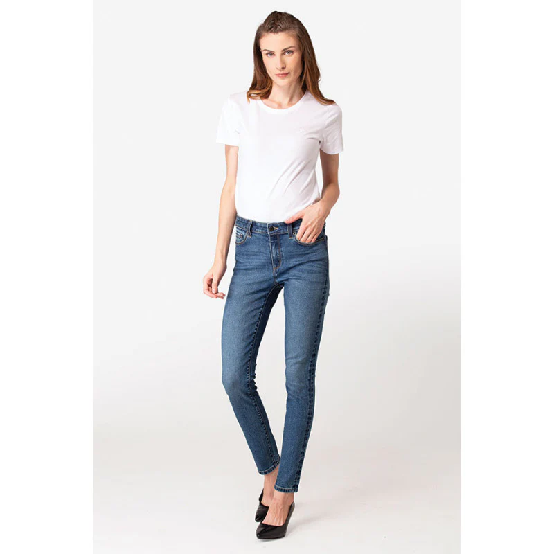 Women's Blue Denim Jeans - Image 5