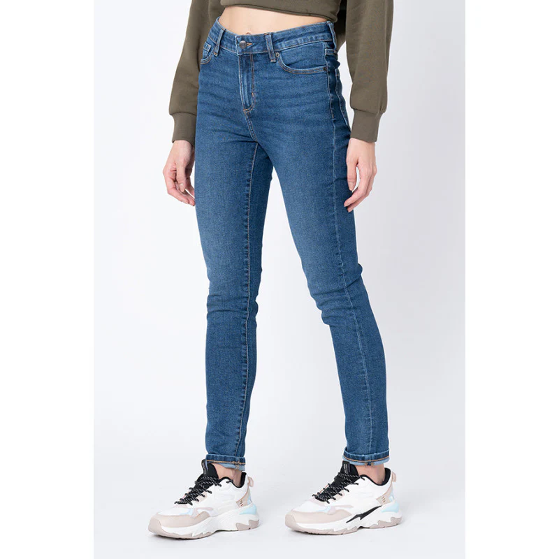Women's Blue Skinny Jeans - Image 2