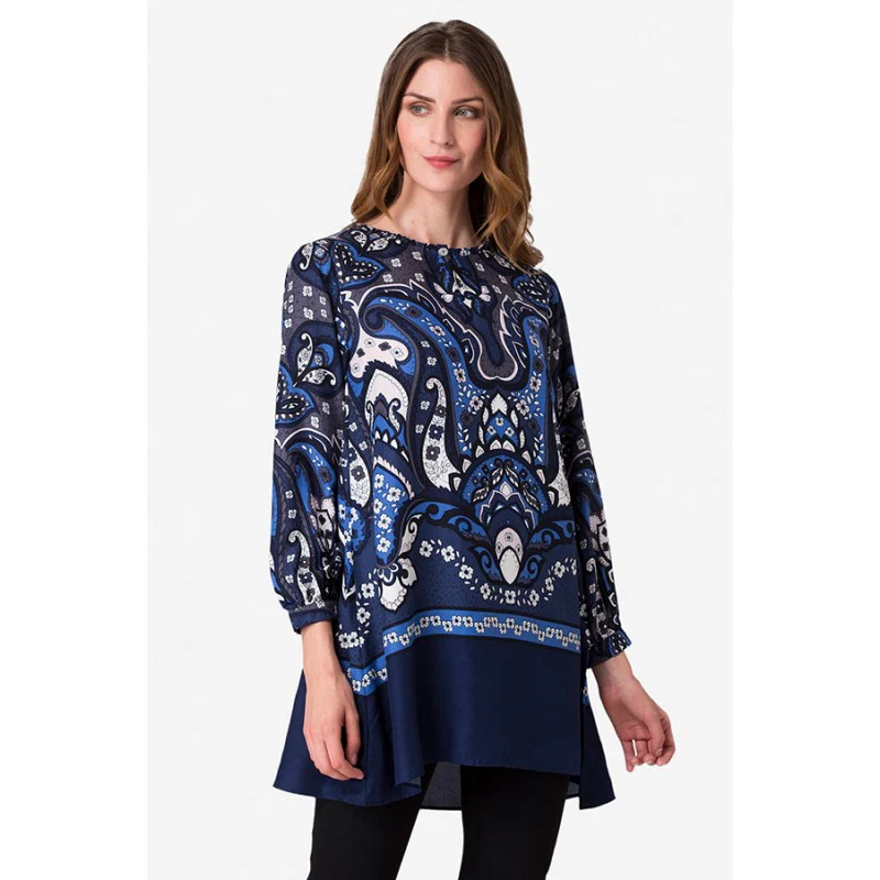 Women's Blue Tunic - Image 3