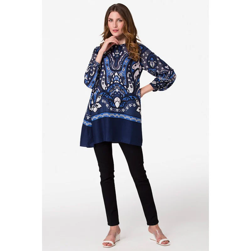 Women's Blue Tunic - Image 5