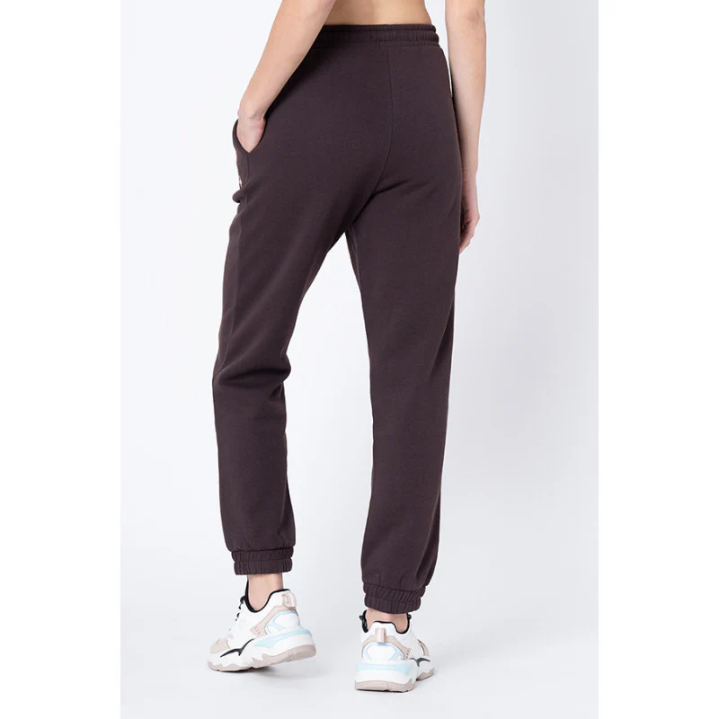 Women's Brown Solid Jogger - Image 3