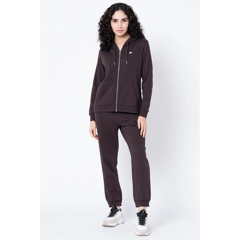 Women's Brown Solid Jogger - Image 5