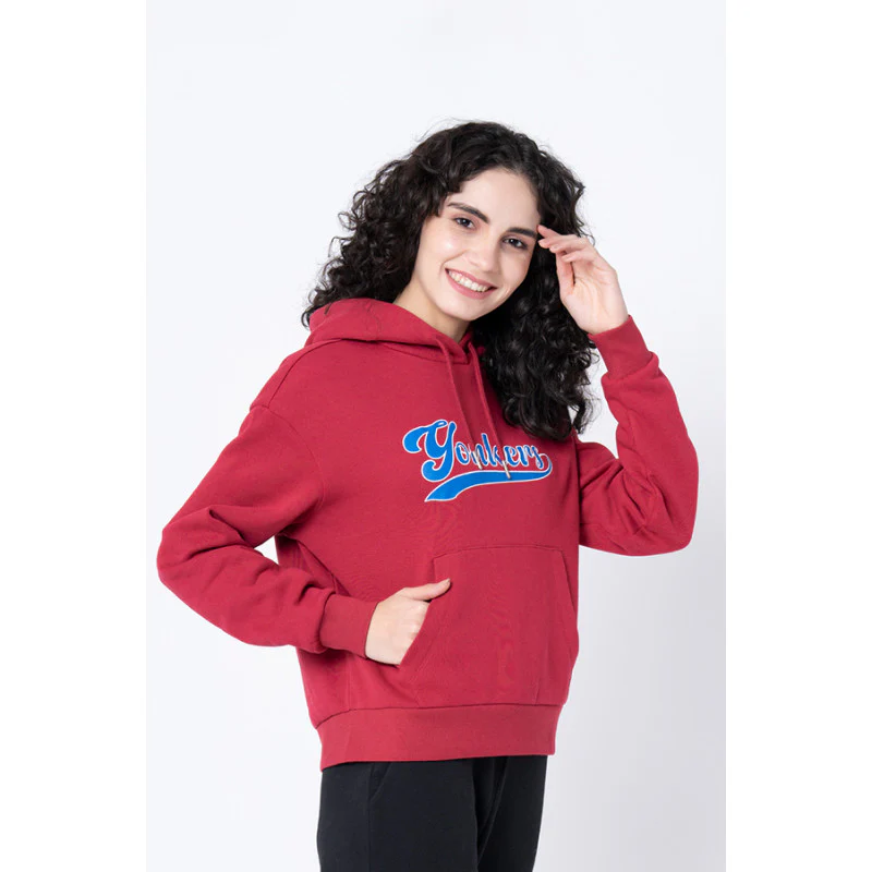 Women's Cherry Typography Hoodie - Image 2