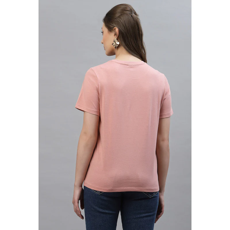 Women's Coral Haze Graphic Print T-Shirt - Image 4