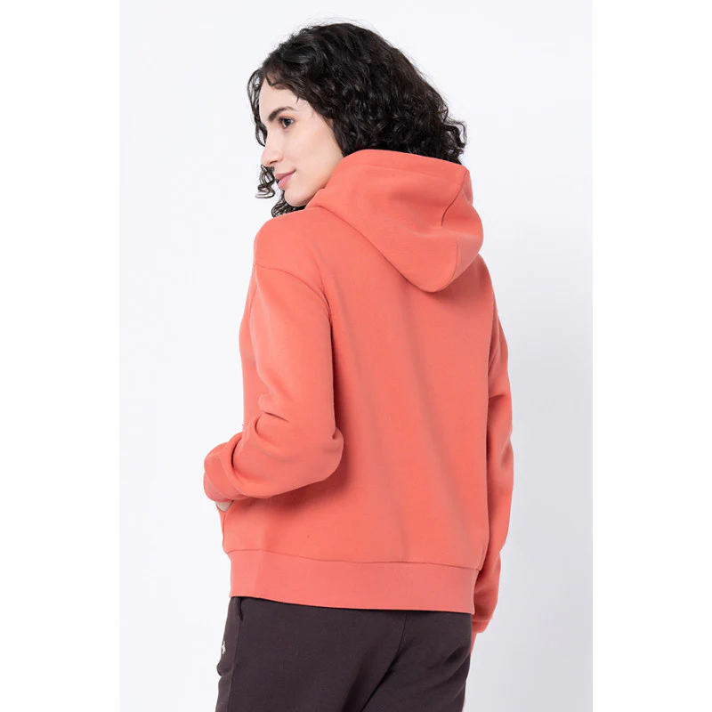 Women's Coral Typography Hoodie - Image 3