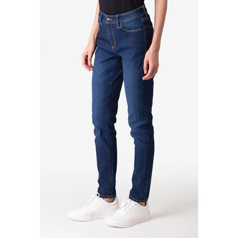 Women's Dark Blue Denim Jeans - Image 2