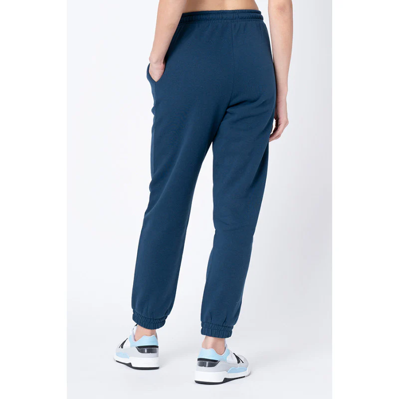 Women's Deep Blue Solid Jogger - Image 3