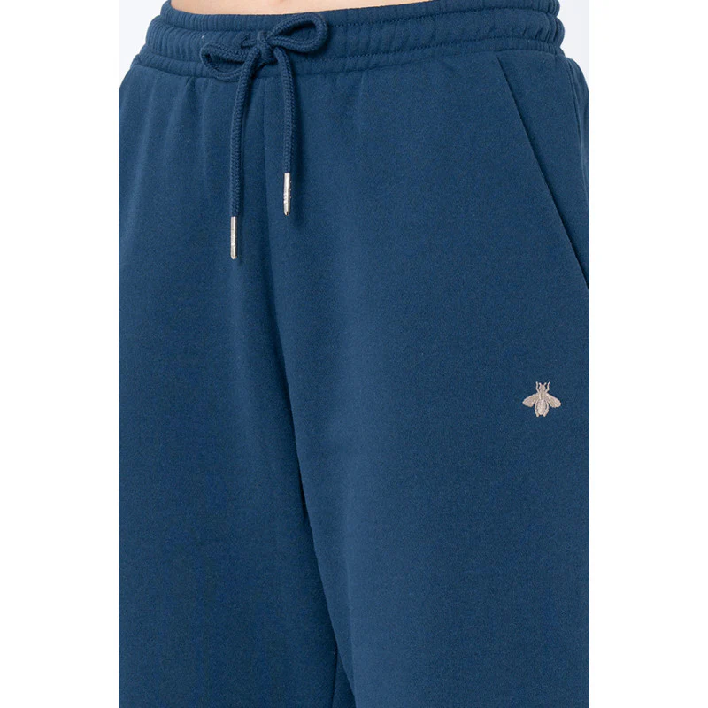 Women's Deep Blue Solid Jogger - Image 4