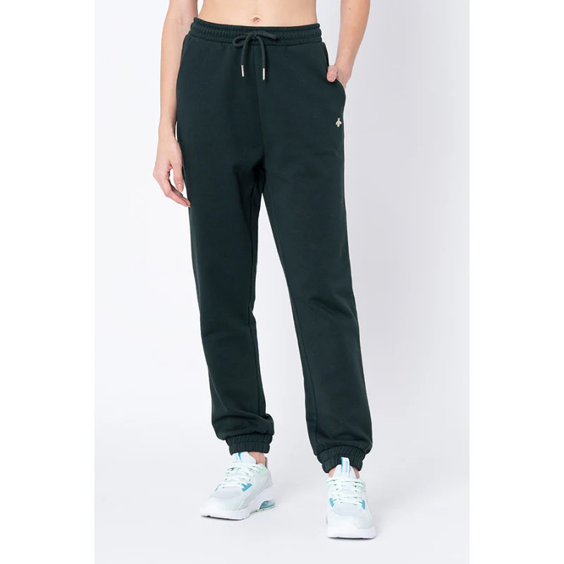 Women's Deep Green Solid Jogger - Image 6