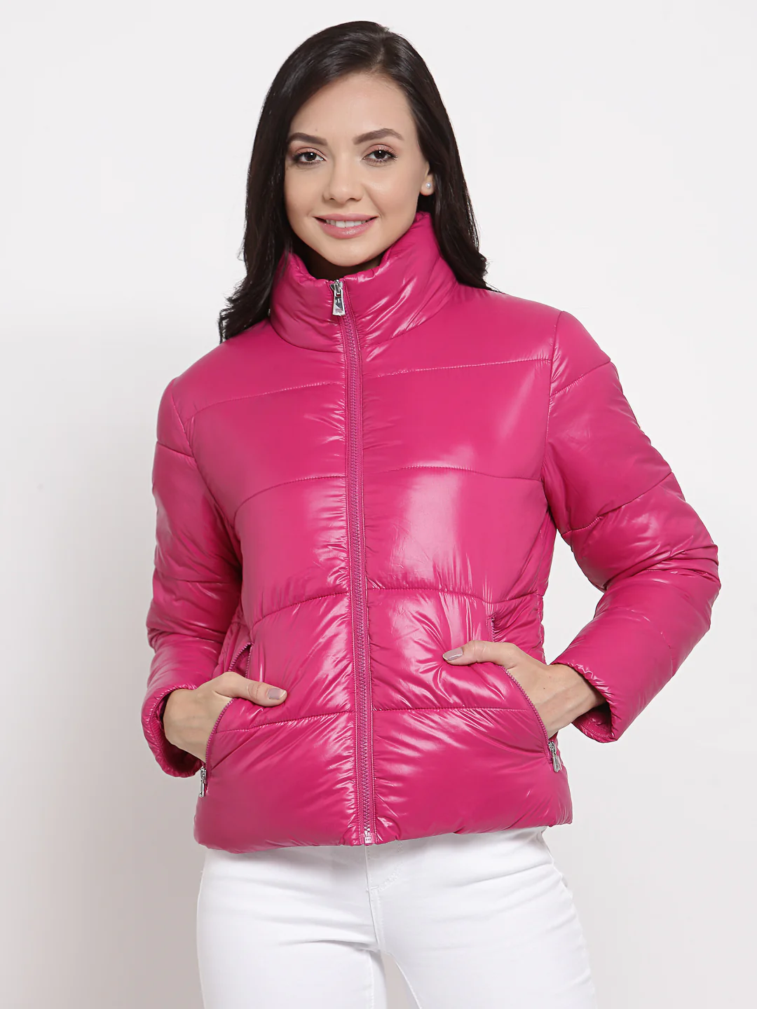 Women's Fuschia Pink Jacket - Image 2