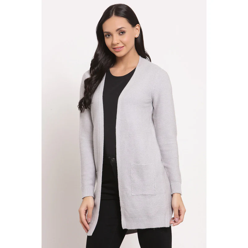 Women's Grey Sweater - Image 3