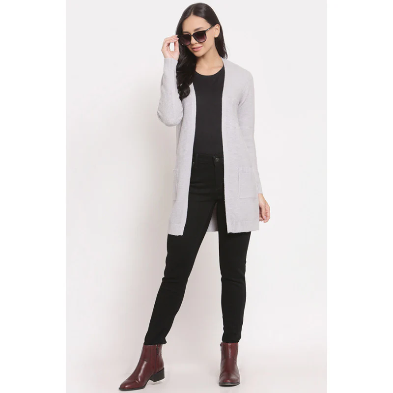 Women's Grey Sweater - Image 4