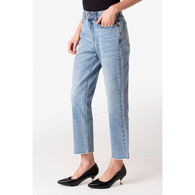 Women's Ice Blue Denim Jeans - Image 2