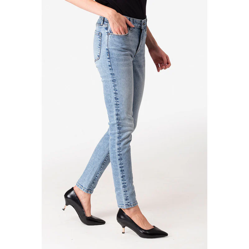 Women's Ice Blue Denim Jeans - Image 3