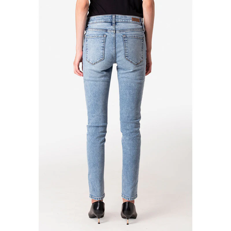 Women's Ice Blue Denim Jeans - Image 4