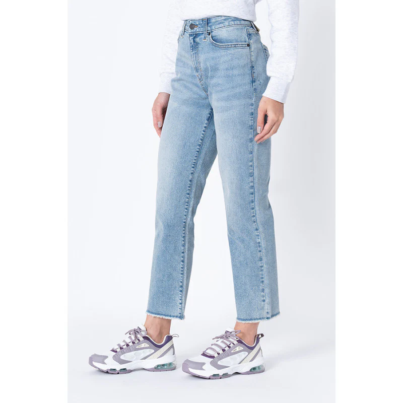 Women's Ice Blue  Straight Jeans - Image 2