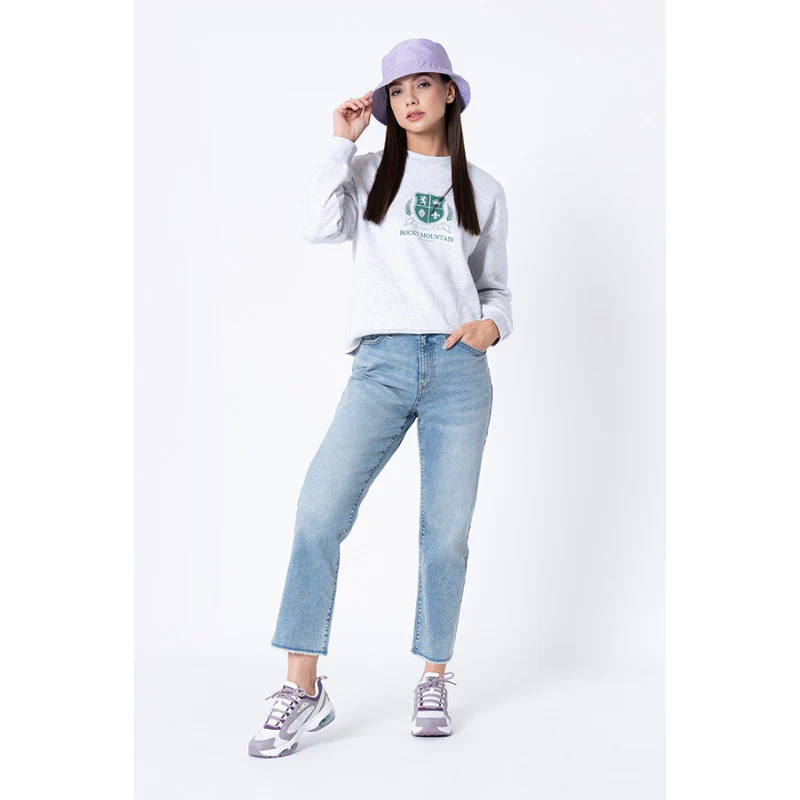 Women's Ice Blue  Straight Jeans - Image 5