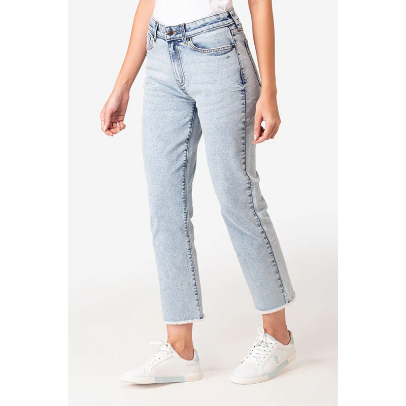 Women's Light Blue Denim Jeans - Image 2