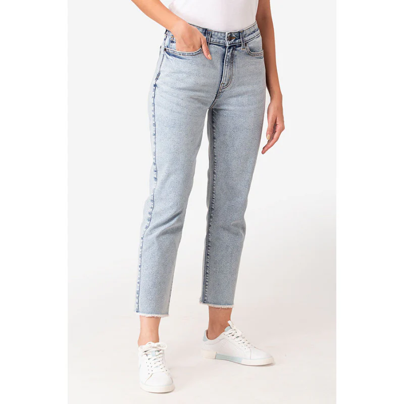 Women's Light Blue Denim Jeans - Image 3