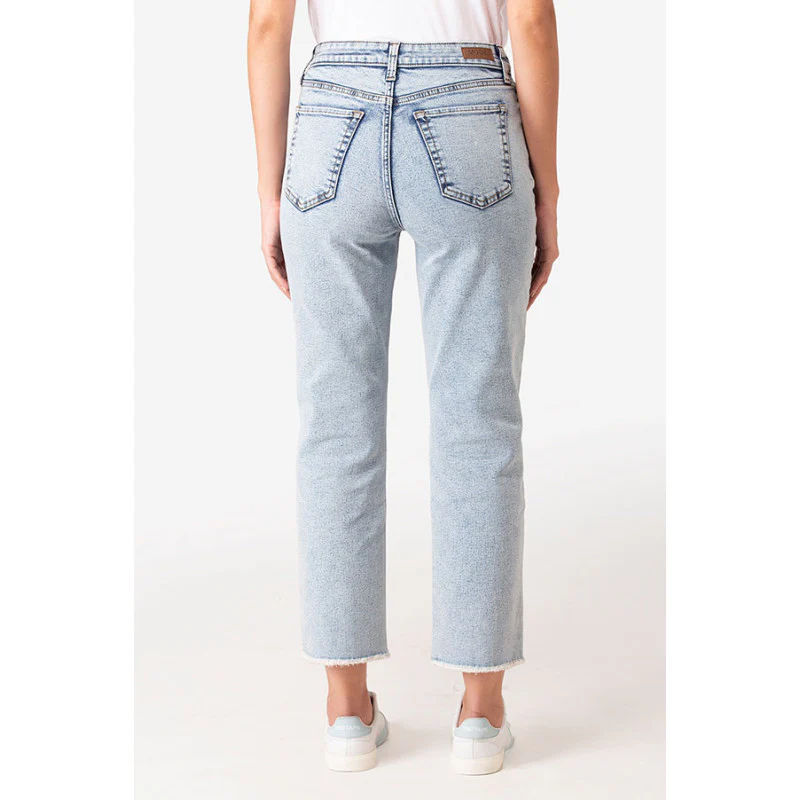 Women's Light Blue Denim Jeans - Image 4