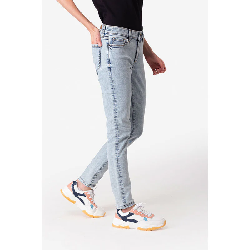 Women's Light Blue Denim Jeans - Image 3