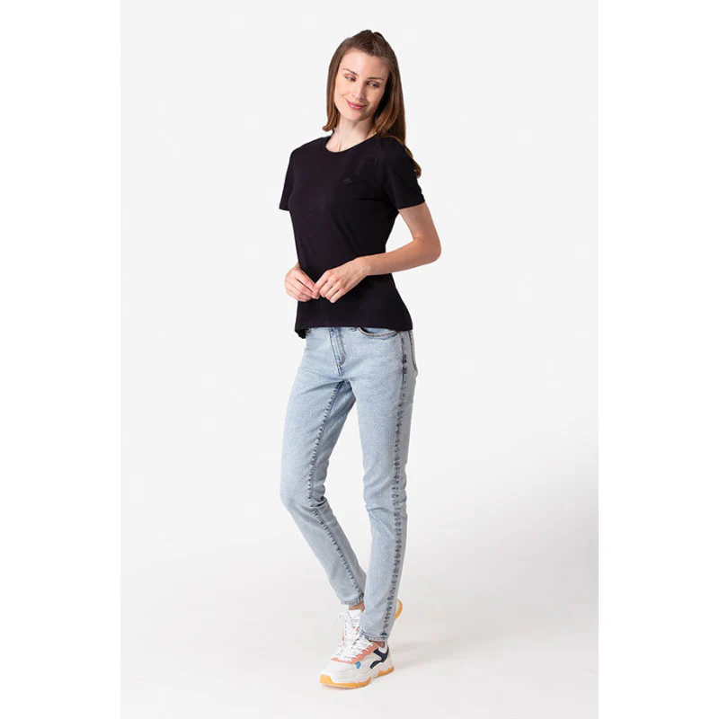 Women's Light Blue Denim Jeans - Image 5