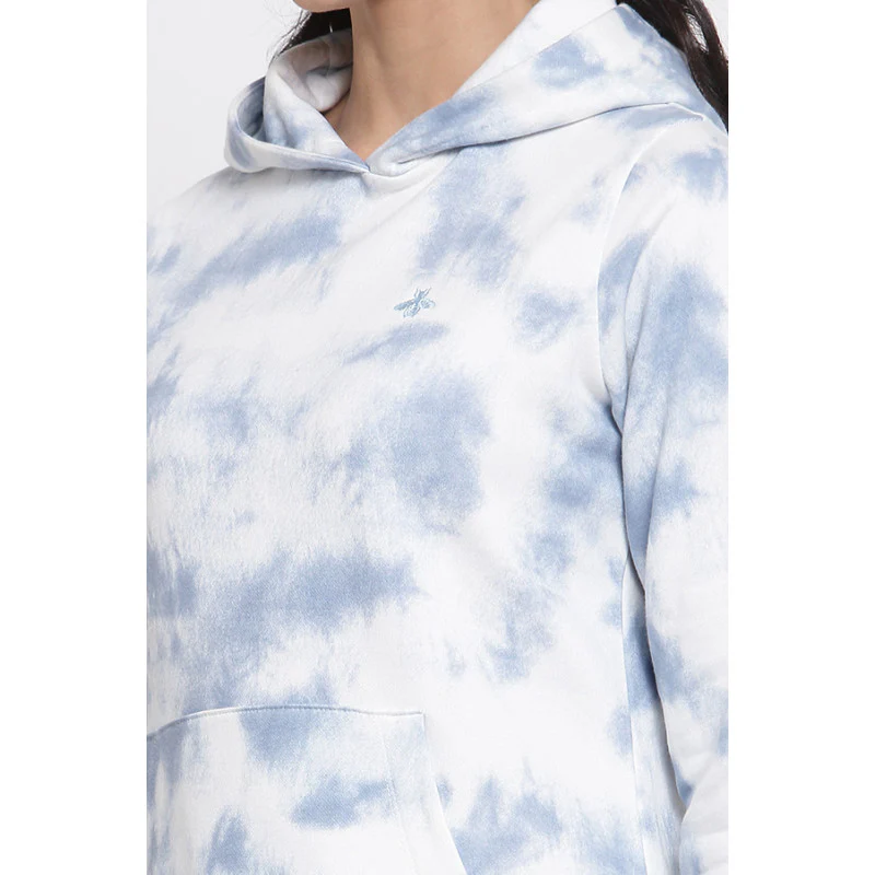 Women's Light Blue Hoodie - Image 5