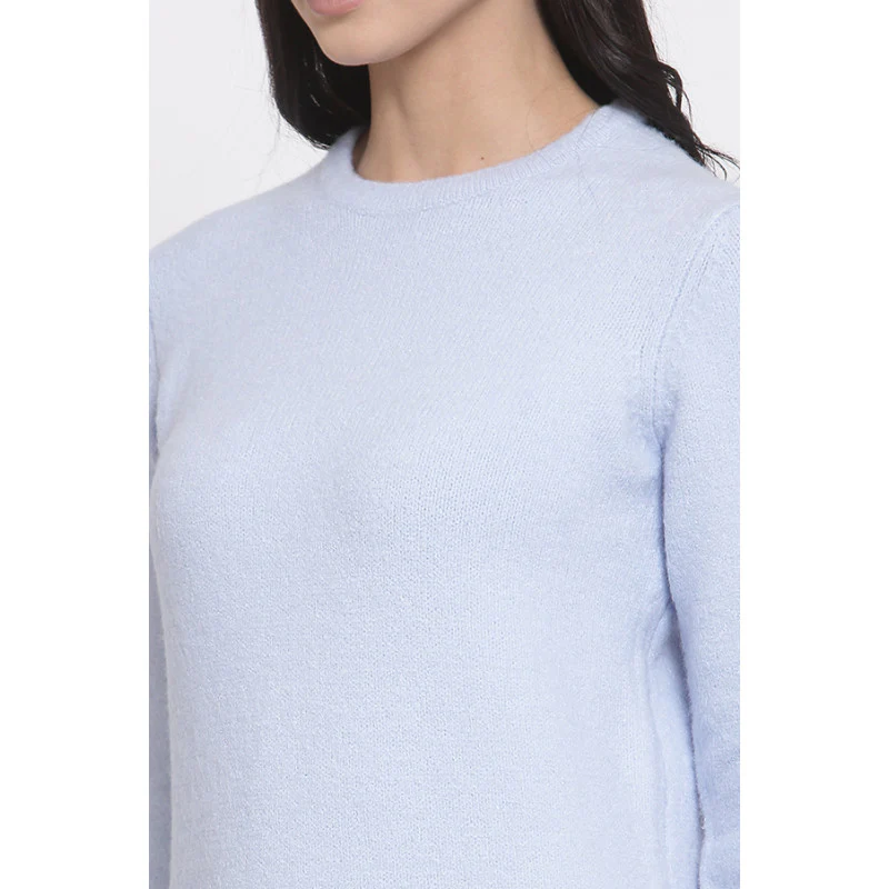 Women's Light Blue Sweater - Image 5