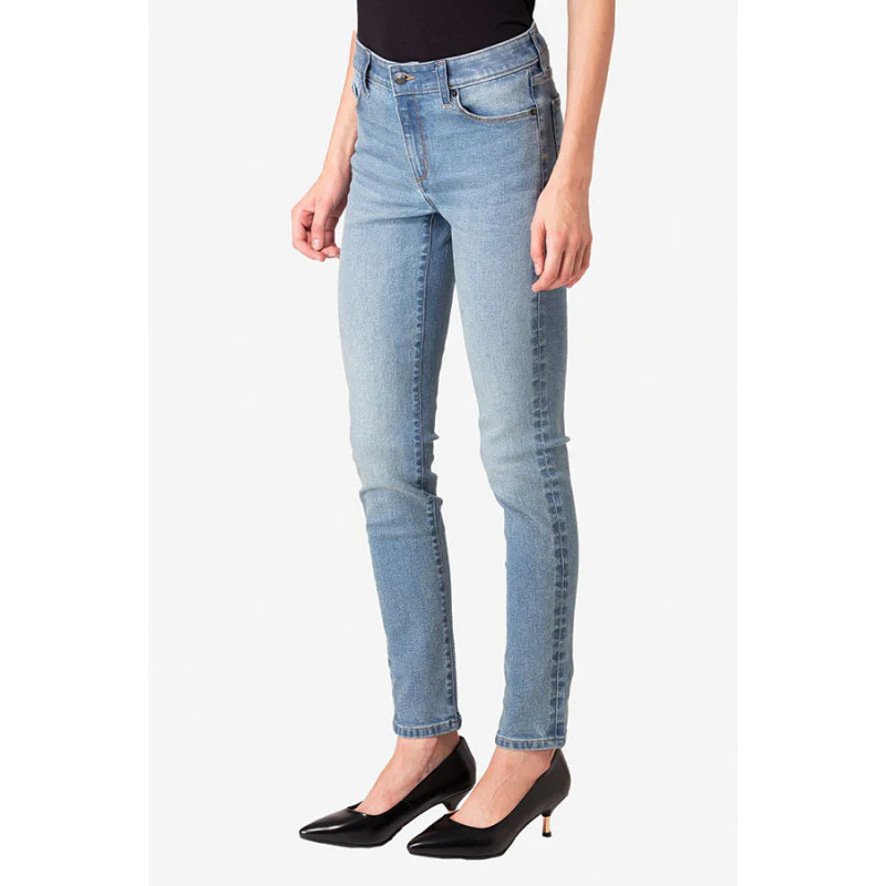 Women's Light Indigo Denim Jeans - Image 2