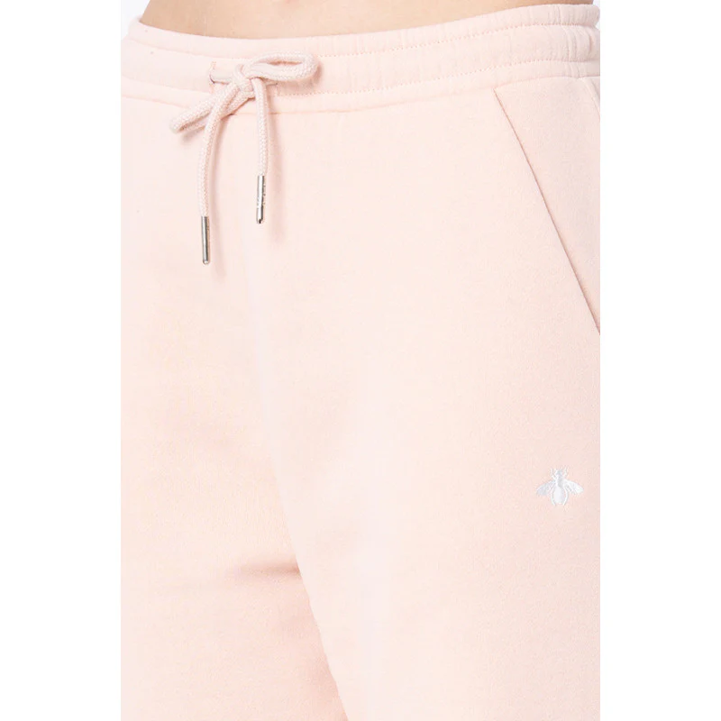 Women's Light Peach Solid Jogger - Image 4