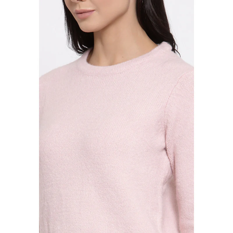 Women's Light Pink Sweater - Image 5