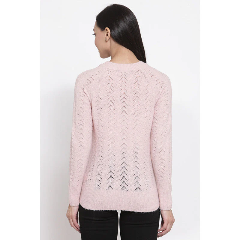 Women's Light Pink Sweater - Image 2