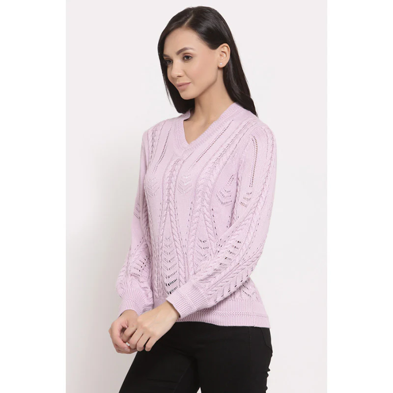 Women's Lilac Sweater - Image 3