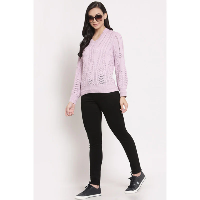 Women's Lilac Sweater - Image 4