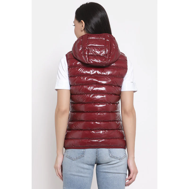 Women's Maroon Jacket - Image 2