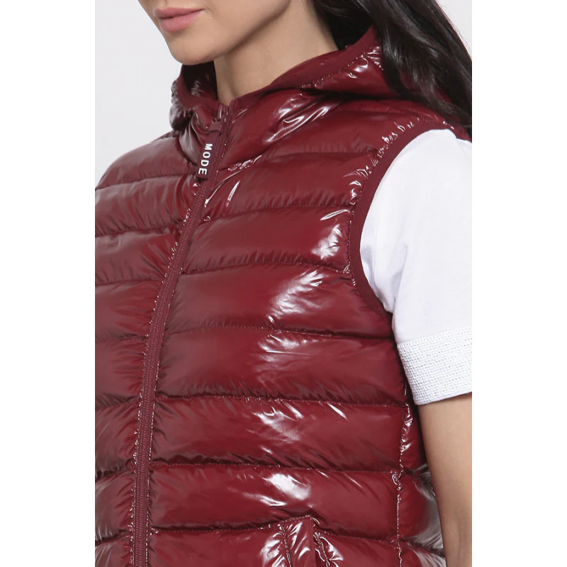 Women's Maroon Jacket - Image 5
