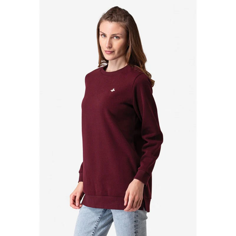 Women's Maroon Sweatshirt - Image 2