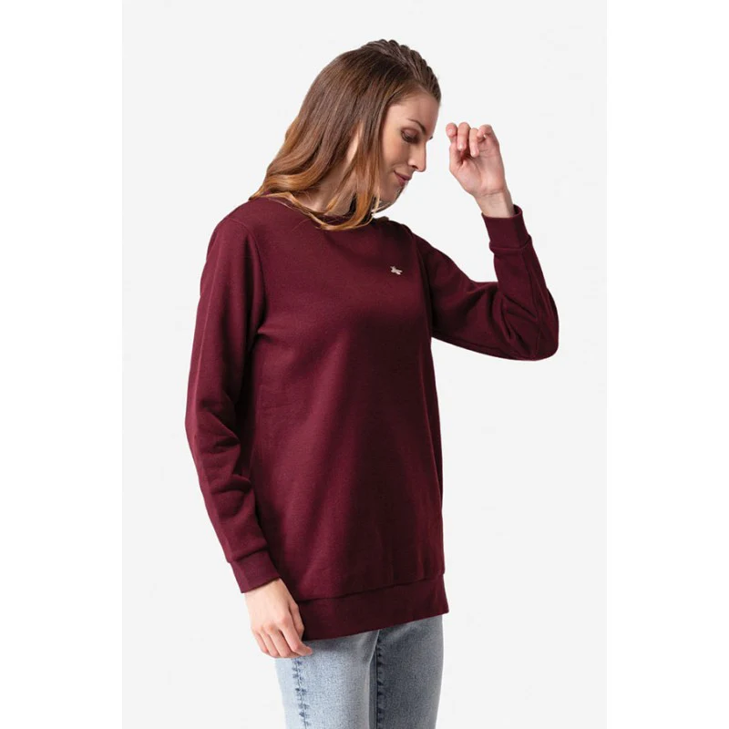 Women's Maroon Sweatshirt - Image 3
