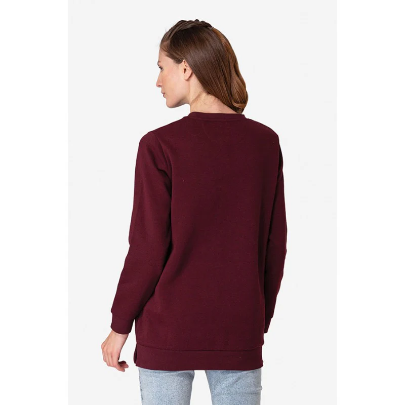 Women's Maroon Sweatshirt - Image 4
