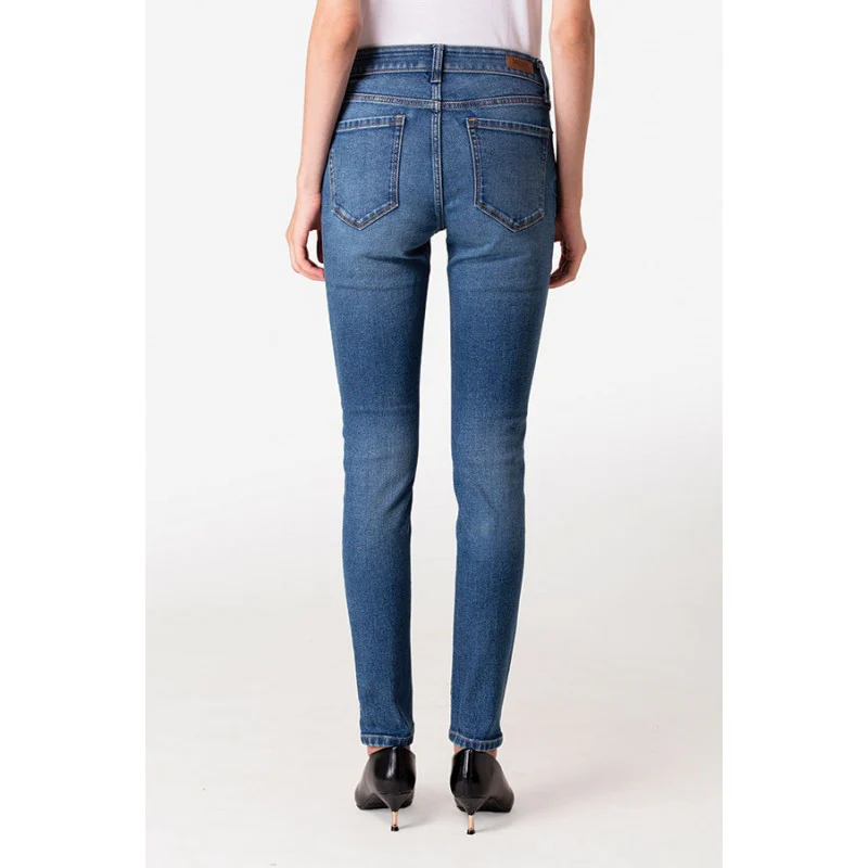 Women's Medium Blue Denim Jeans - Image 4