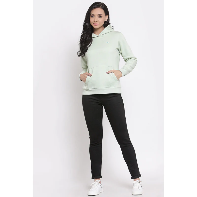 Women's Mint Green Hoodie - Image 4