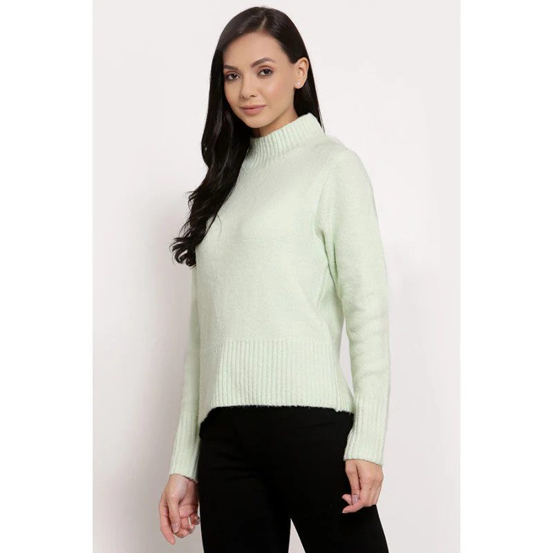 Women's Mint Green Sweater - Image 3